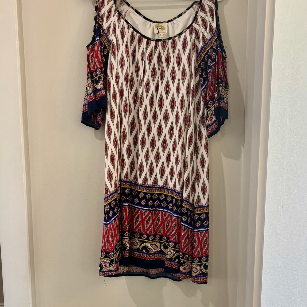 Fig and Flower Floral Dress